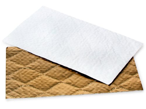 Premium Gold Candy Pads 9-5/8 x 5-5/8 Inches - 1 lb 3-Ply Disposable Food Service Pads (200 Count) - Ideal for Bakeries, Catering, and Restaurant Food Display