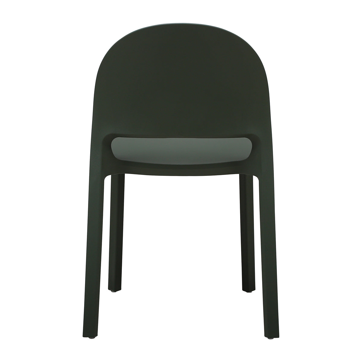 Modern Arch Stacking Dining Chair - Sturdy & Space-Saving Stackable Chairs for Kitchen, Dining Room, or Office - Perfect for Small Spaces & Entertaining
