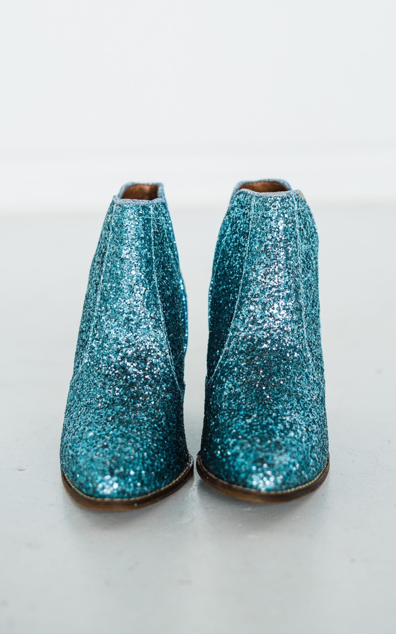 Fiera Booties in Blue | Women's Stylish Ankle Boots for Fall & Winter | Perfect for Casual Outfits, Office Wear & Date Nights
