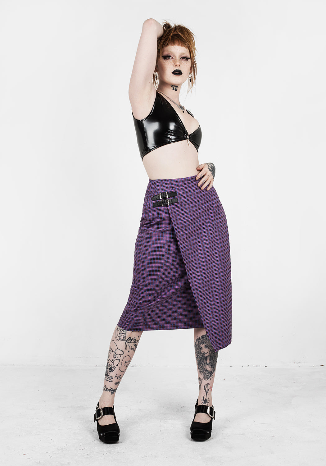 Jagger Midi Kilt - Premium Tartan Skirt for Women | Perfect for Celtic Festivals, Renaissance Fairs & Casual Wear