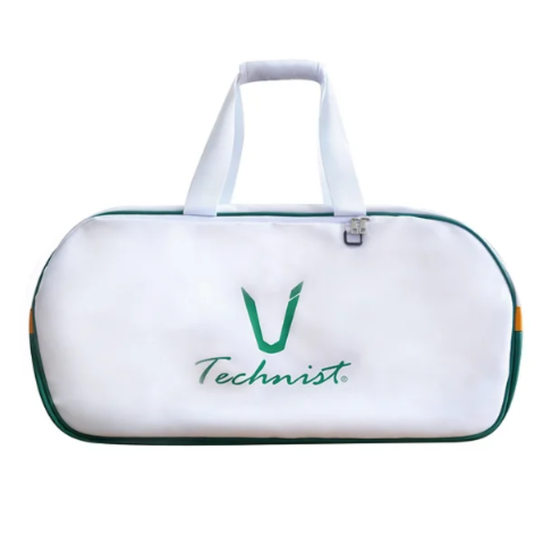 Technist TB 51 Tennis Racket Bag - Green & White Sports Equipment for Tennis Players - Perfect for Court Training & Tournament Travel