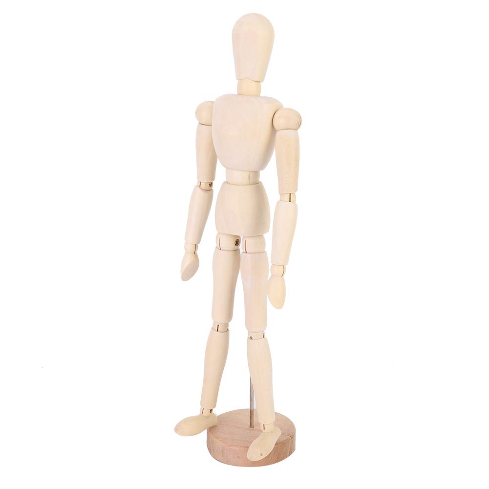 Plplaaobo Wooden Mannequin - Detachable Jointed Artist Figure for Drawing, Sketching & Painting | Perfect for Art Classes, Studio Decor & Creative Display