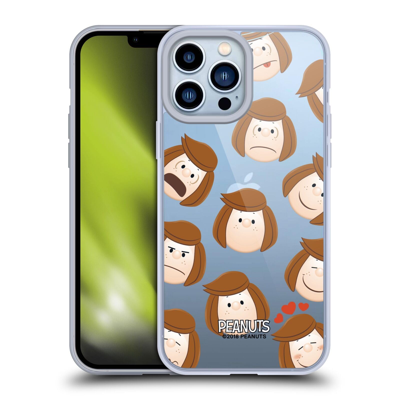 Officially Licensed Peanuts Peppermint Patty Soft Gel Case for Apple iPhone 13 Pro Max - Cute Cartoon Character Phone Cover for Daily Use, Work & School