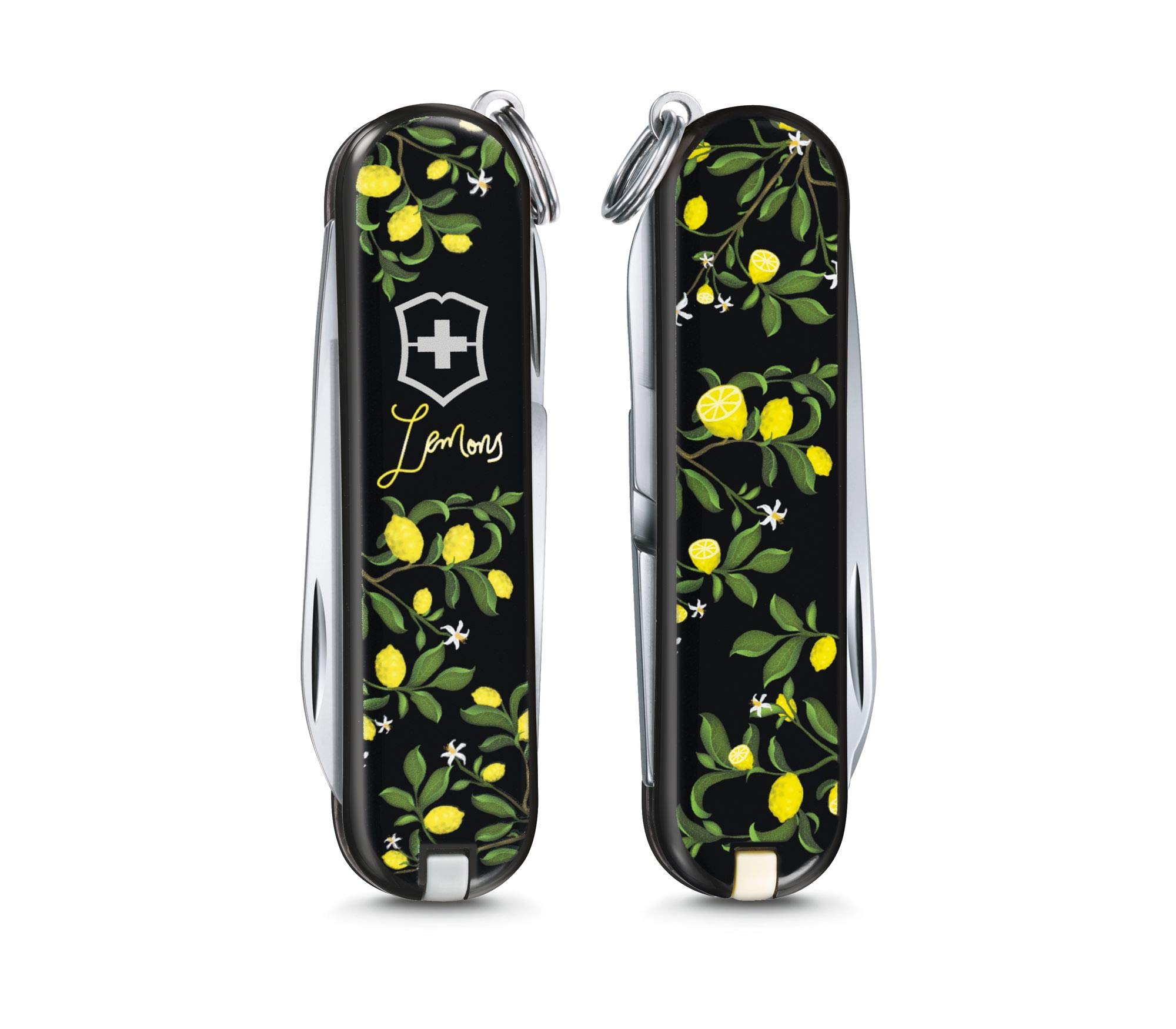 Victorinox Men's Classic Swiss Army Knife - Life Gives You Lemons 0.6223.L1905 | Compact Multi-Tool for Camping, Hiking & Everyday Carry (EDC)