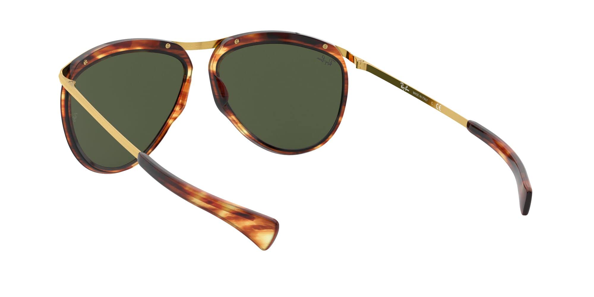 Ray-Ban RB2219 Olympian Aviator Sunglasses - Classic Polarized UV Protection for Men & Women - Perfect for Driving, Travel, and Outdoor Activities