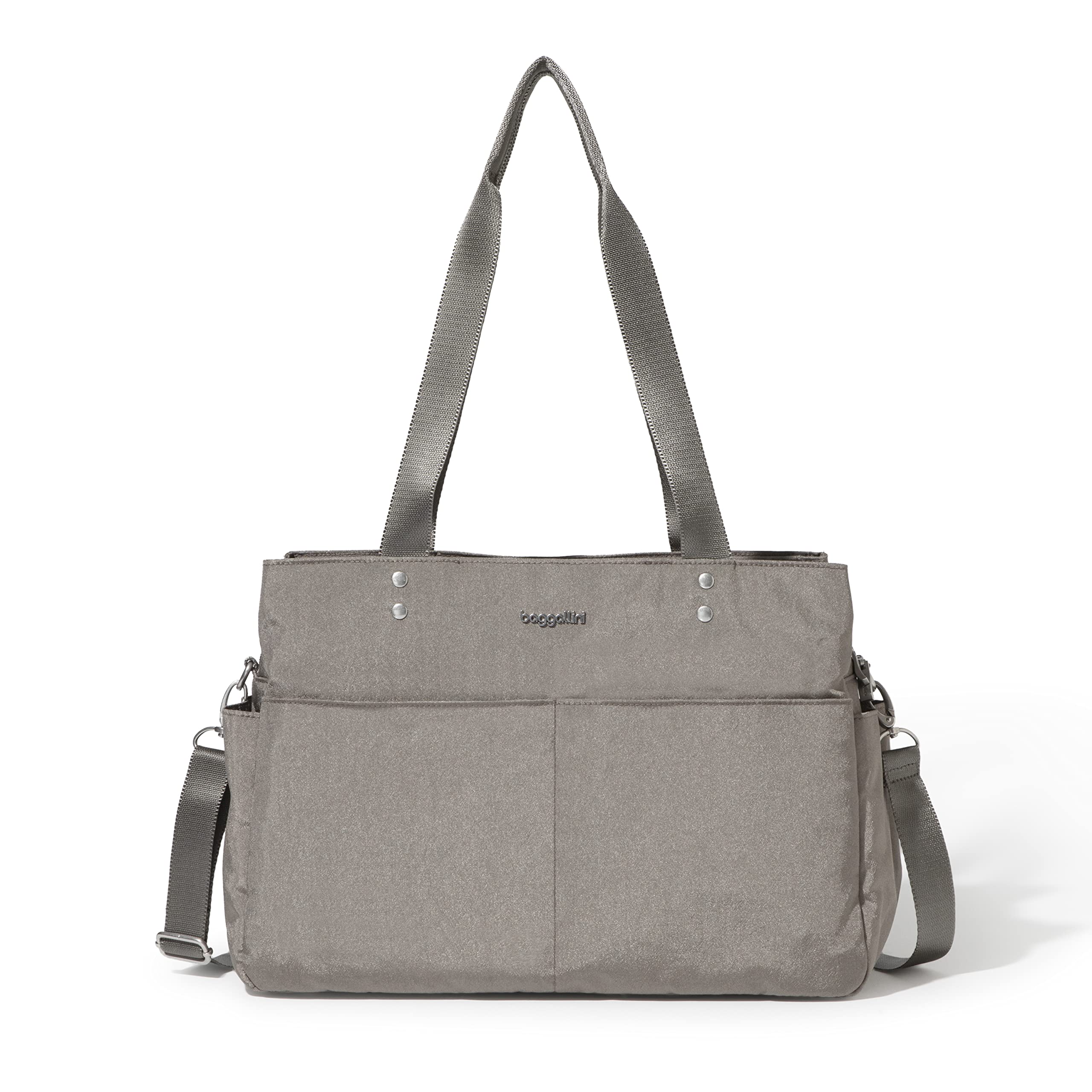 Baggallini The Only Bag - Stylish Multi-Compartment Crossbody Tote Purse for Women | Perfect for Travel, Work & Everyday Use