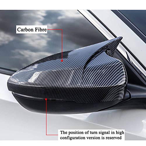 Rifoda ABS Plastic Carbon Fiber Side Mirror Covers for 2018-2022 Honda Accord 10th Gen - Exterior Accessories (2PCS) - Enhance Style & Protection for Daily Driving & Car Shows