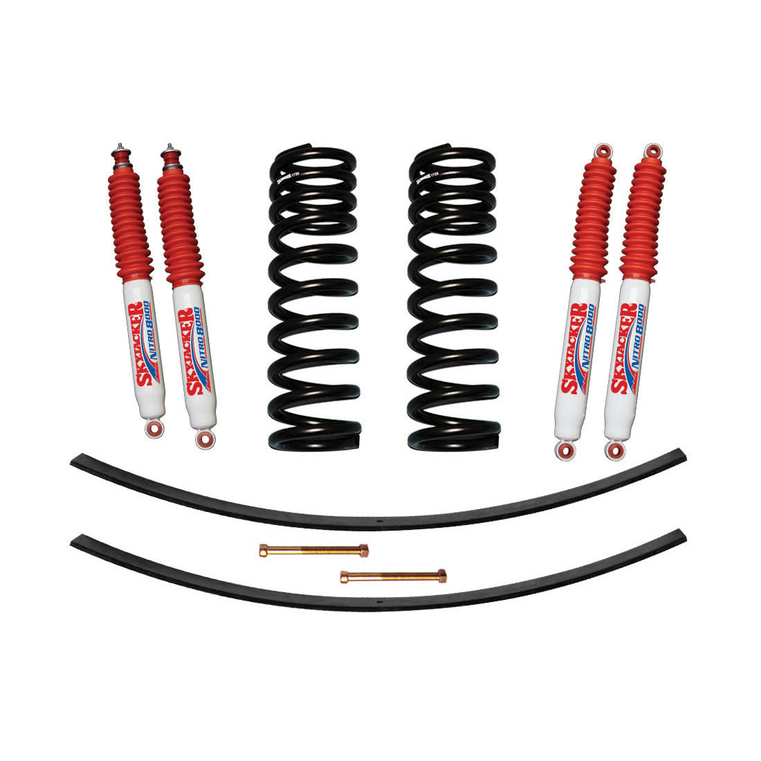 1.5-2 Inch Lift Kit with Nitro Shocks for 1978-1979 Ford Bronco - Off-Road Suspension Upgrade for Enhanced Performance & Durability
