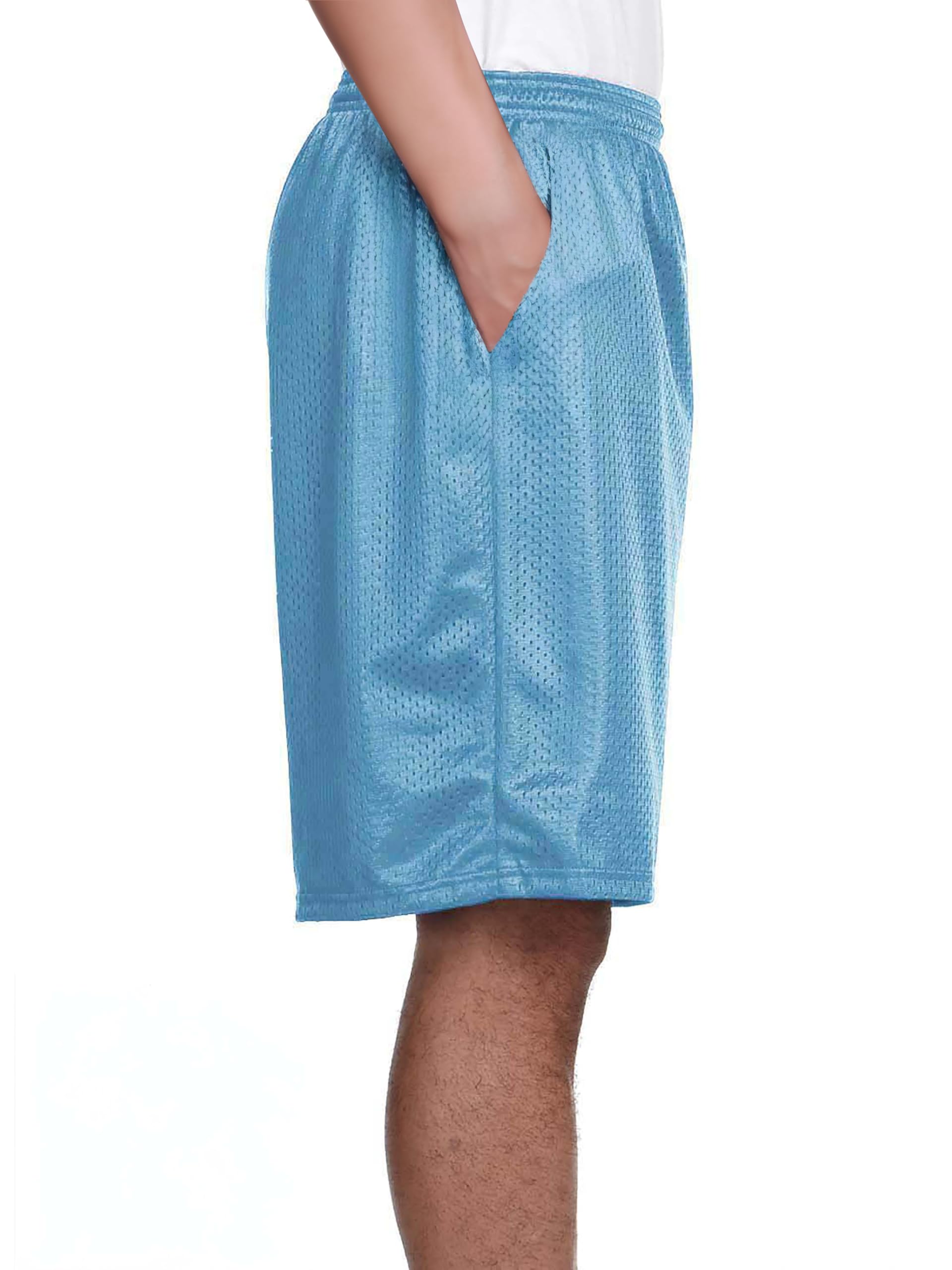 Men's Lightweight Mesh Basketball Jersey & Gym Shorts Set - Breathable Workout Clothes for Basketball, Fitness & Training