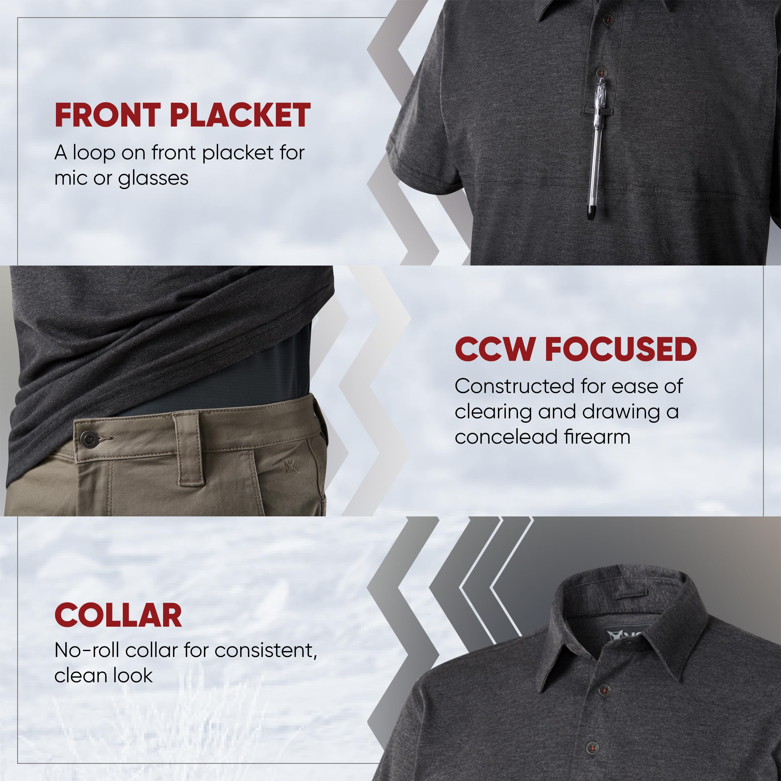 Vertx Men's Assessor 2.0 Tactical Polo Shirt - Short Sleeve Performance Shirt for Police, Military & Outdoor Activities | Moisture-Wicking, Athletic Fit for Special Ops & Tactical Training