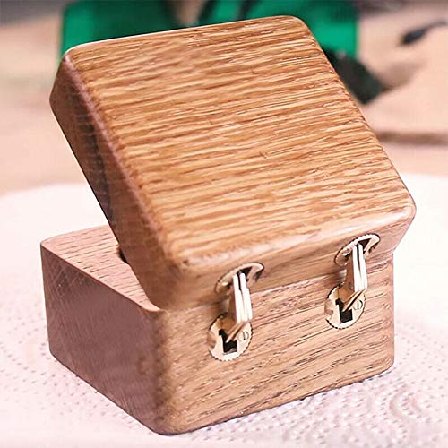 4PCS Copper Concealed Hinges for Wooden Boxes, Gift Boxes & Worktops - 18mm Hidden Barrel Hinges - Durable Cabinet Hardware for DIY Furniture & Home Decor Projects