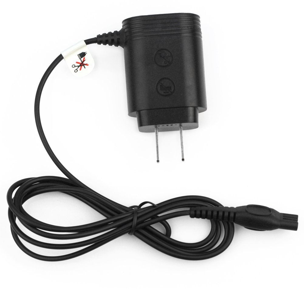 Original AC Adapter Power Cord Charger for Philips Norelco Speed XL/SmartTouch XL/Spectra/Arcitec HQ8505 Replacement - Perfect for Home, Office & Travel Use
