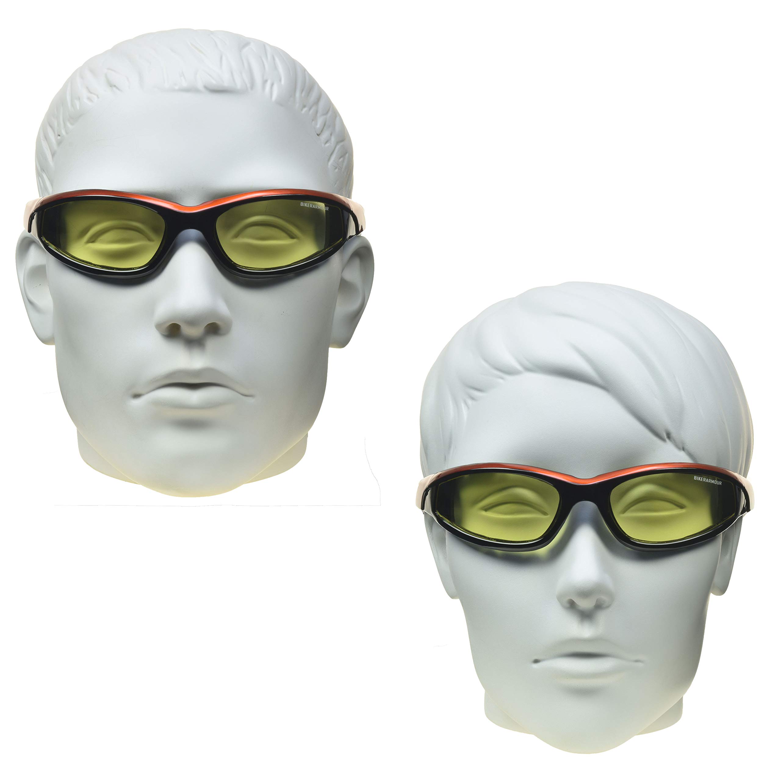 Photochromic Motorcycle Riding Glasses for Men & Women - Transitional Safety Sunglasses for Bikers - Ideal for Day & Night Riding, Outdoor Sports & Cycling Adventures