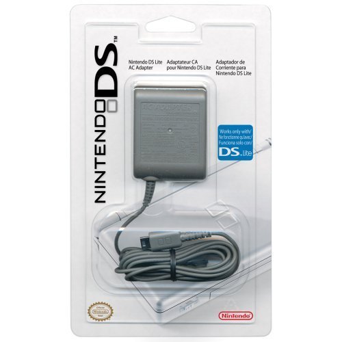 Original Nintendo DS Lite AC Adapter Charger - Replacement Power Cord for Nintendo DS Lite Console - Perfect for Gaming at Home or Travel