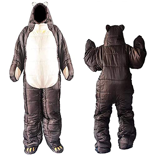 Extreme Weather Wearable Sleeping Bag for Camping - Lightweight & Warm Cold Weather Sleeping Bag Suit for Outdoor Adventures, Hiking, Backpacking, and Winter Survival