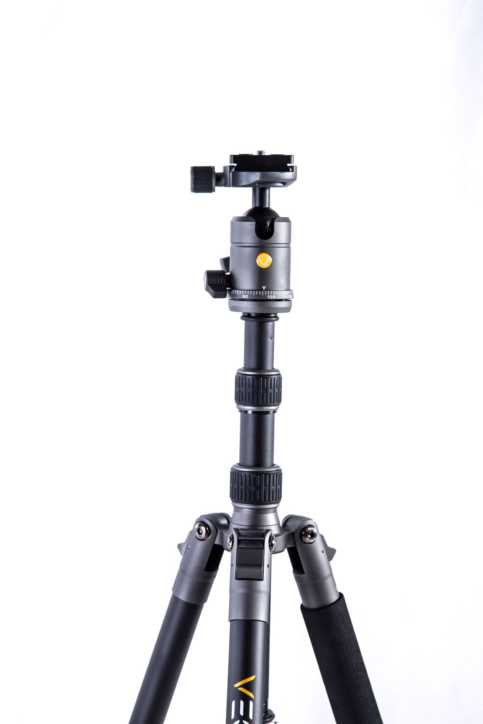 VEO 3 GO 235AB Professional Aluminum Camera Tripod & Monopod with Ball Head - Includes Bluetooth Remote & SPC Technology for DSLR/Smartphone - Perfect for Travel, Vlogging & Outdoor Photography