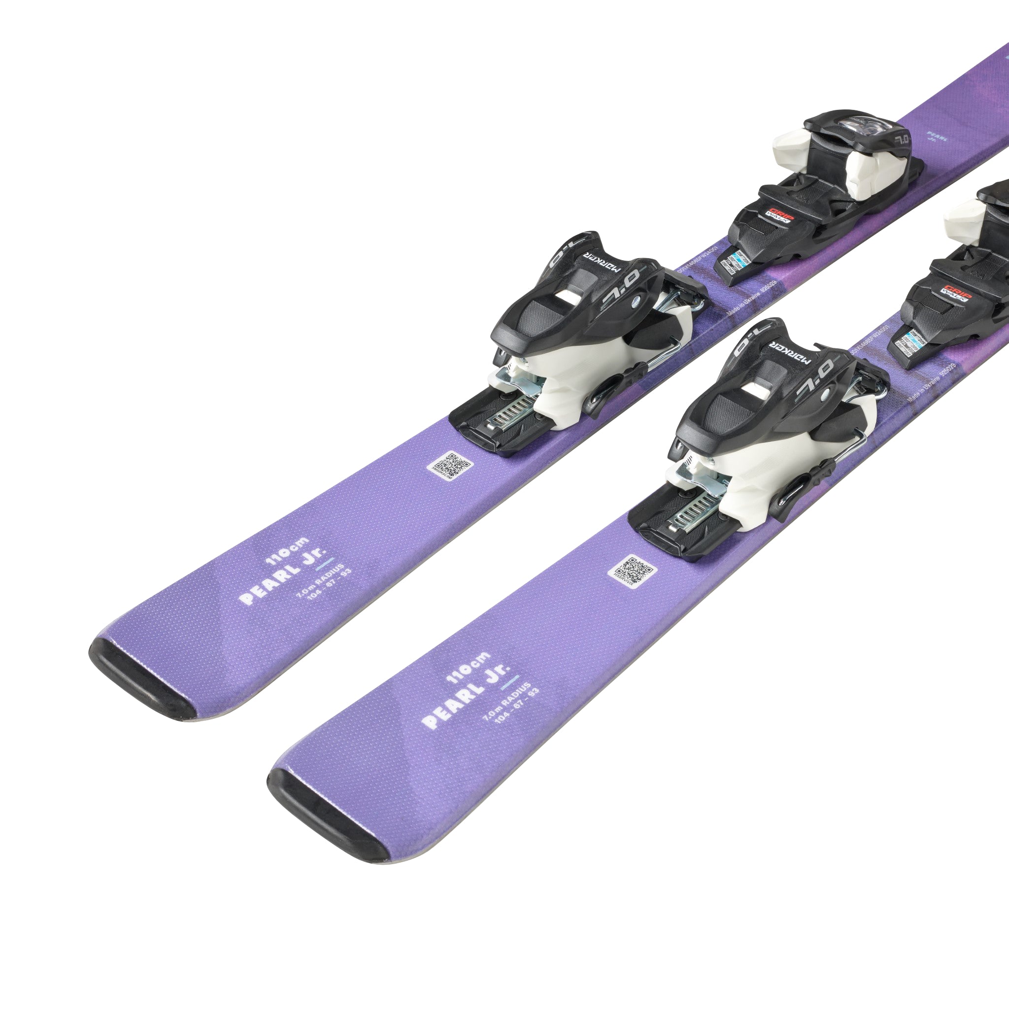 Blizzard Junior Pearl Skis with FDT JR 4.5 Bindings 2026 - Kids' All-Mountain Skis for Snow Sports & Family Skiing Adventures