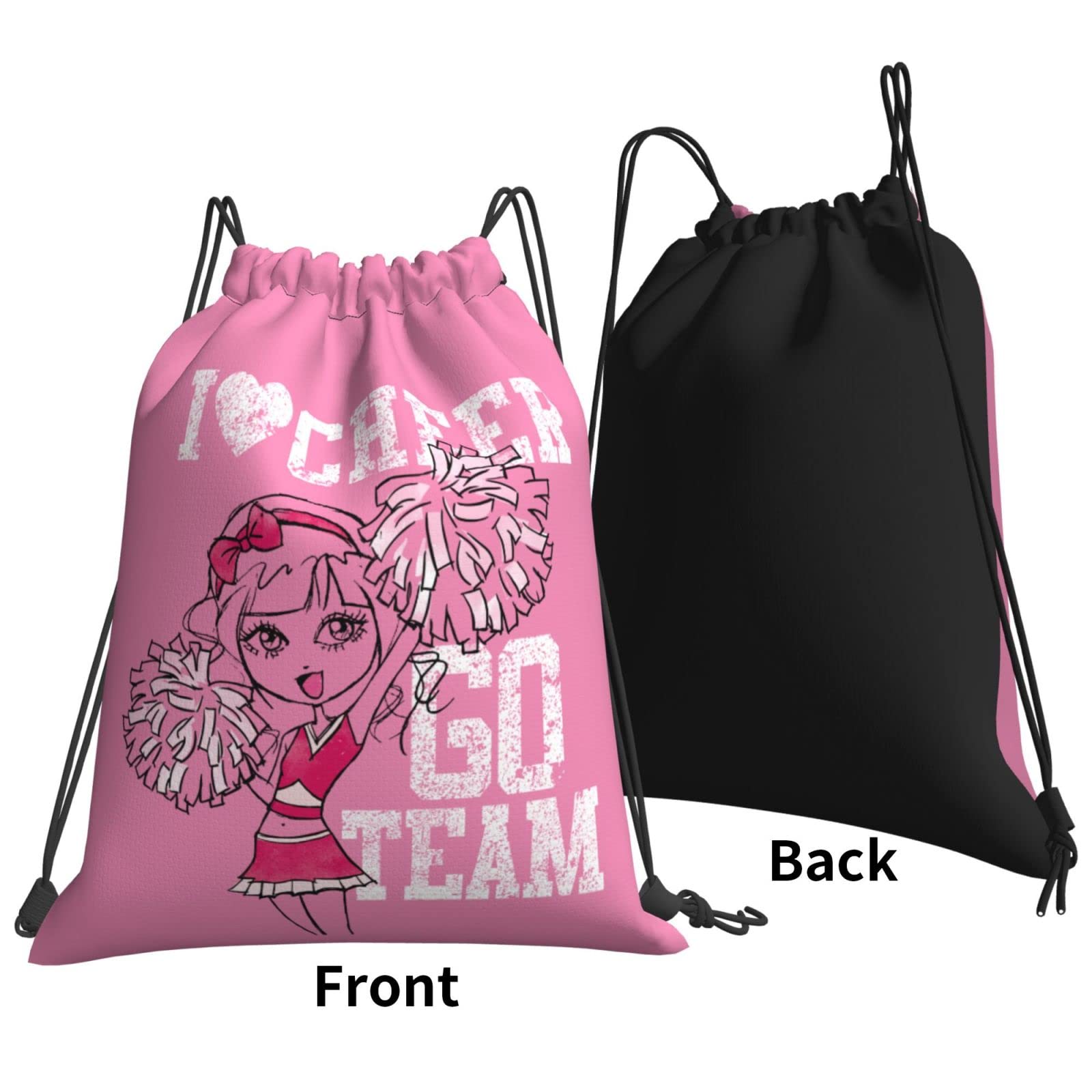 Cheerleading Gym Bags - Drawstring Sports Backpacks for Cheerleaders & Teams (One Size) - Perfect for Practice, Competitions & Team Gifts