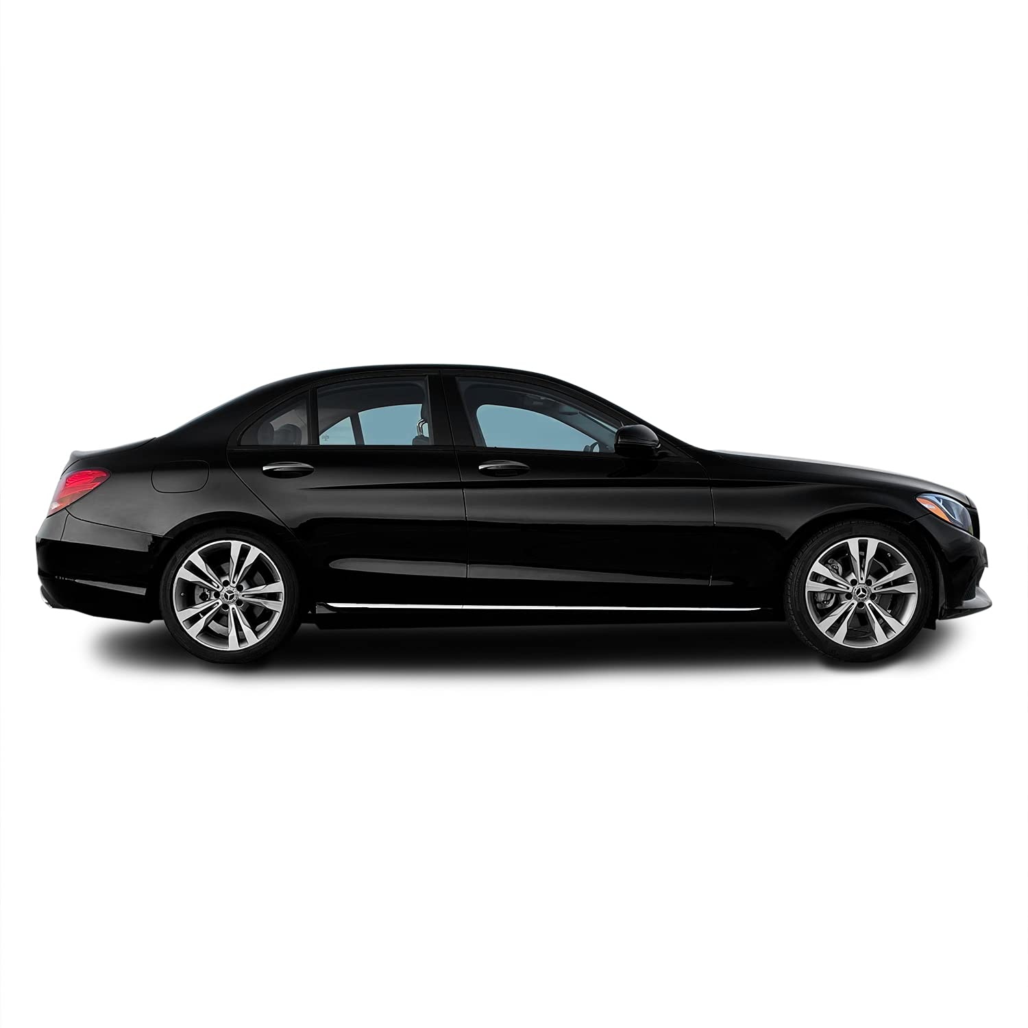 2015-2021 Mercedes C Class Chrome Delete Kit - Matte Black Vinyl Overlay for Window Trim | DIY Car Exterior Upgrade | Perfect for Customization & Luxury Vehicle Styling
