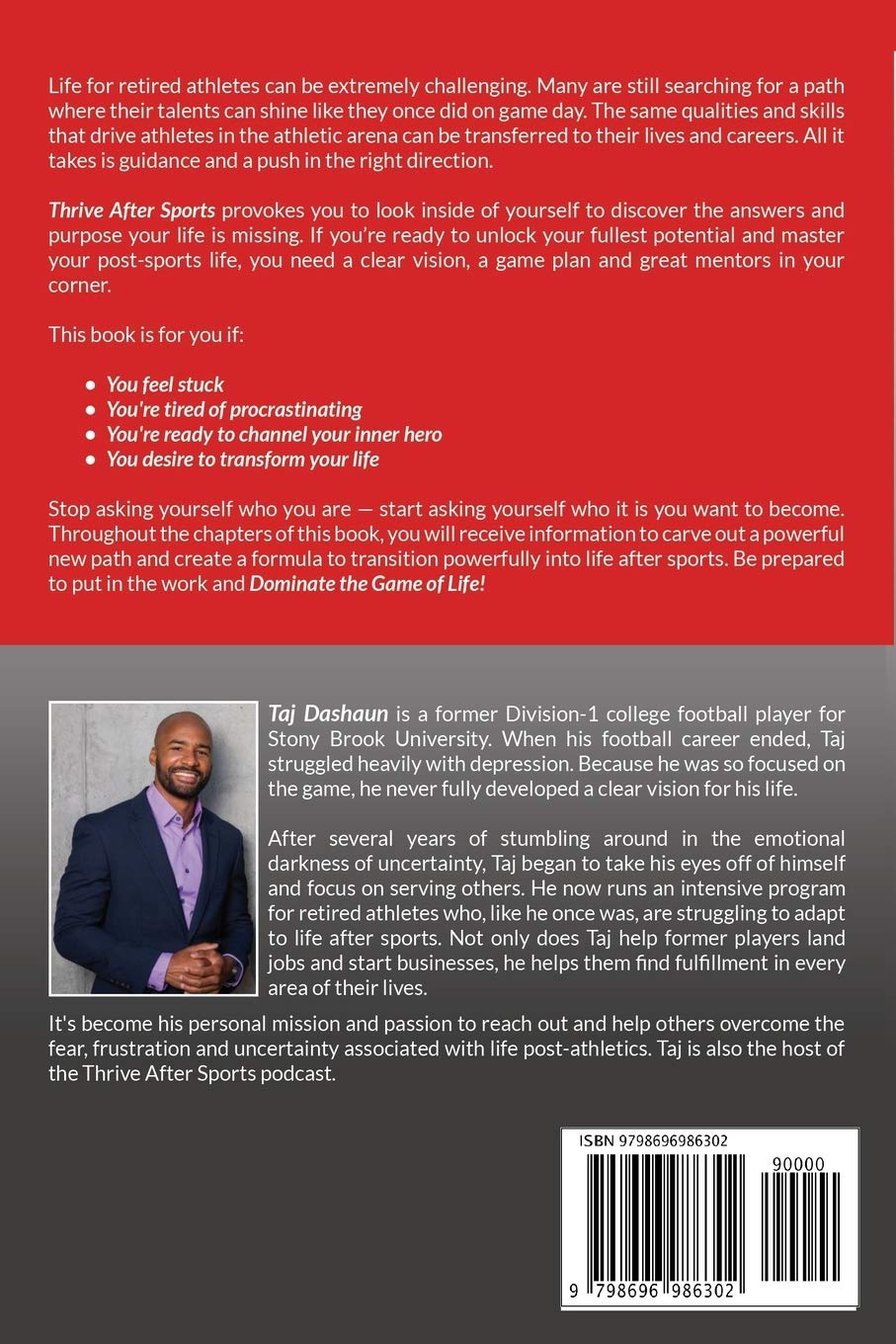 Thrive After Sports: How to Dominate the Game of Life | Motivational Book for Athletes | Perfect for Post-Athletic Career Transition & Personal Growth