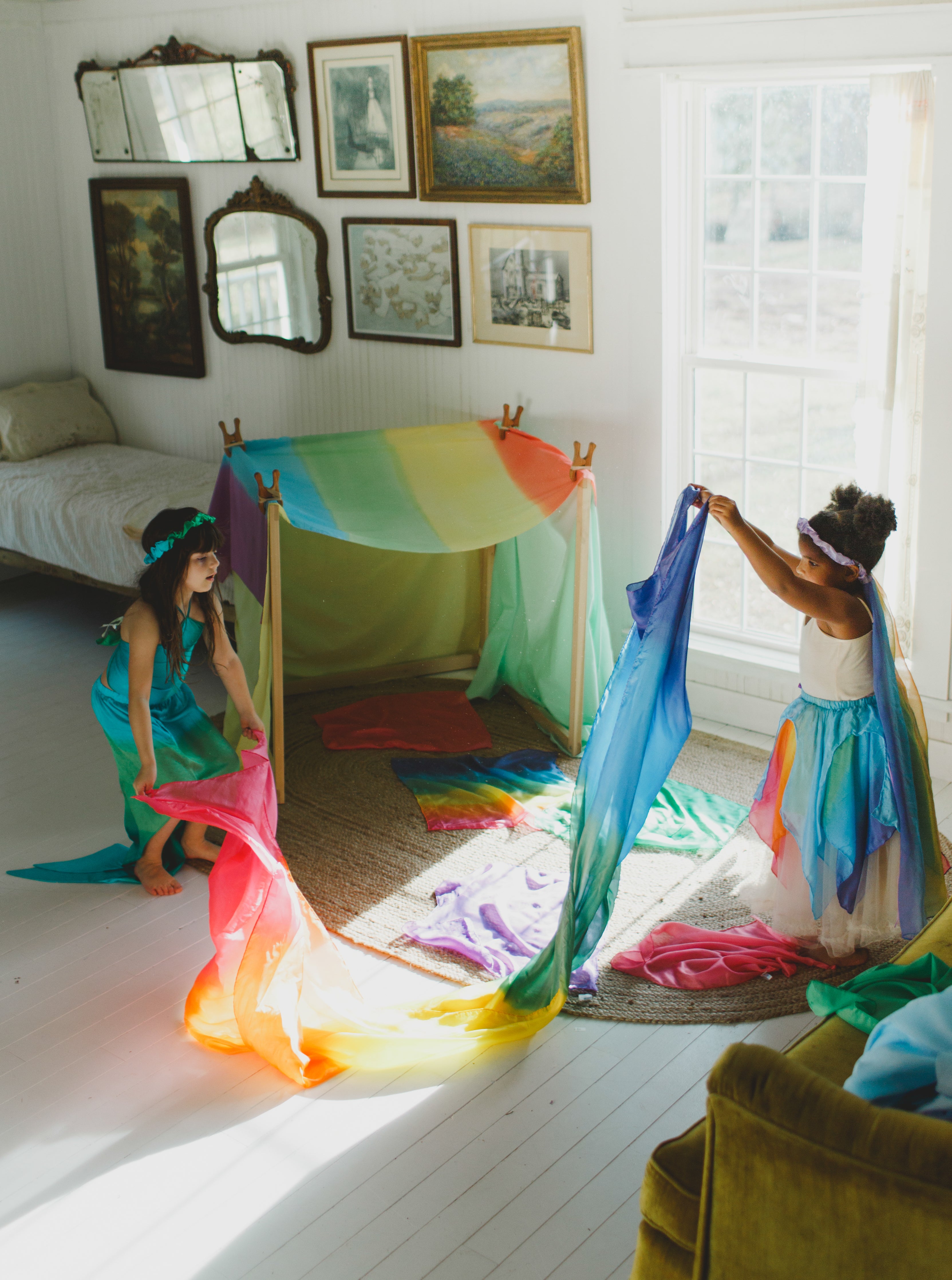 Sarah's Silks Giant Enchanted Play Silk - Extra Large Size for Kids | Perfect for Dress-Up, Dancing, and Imaginative Play