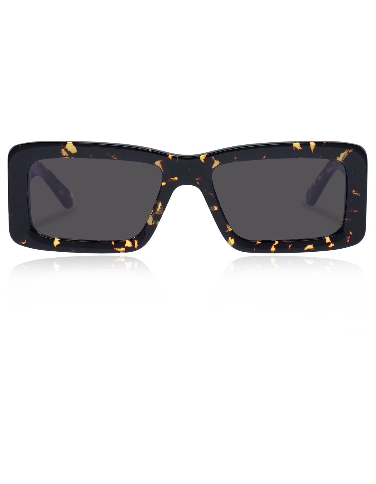 AXIOM Cracked Tortoise Shell Pattern Sunglasses - UV Protection, Polarized Lenses for Men & Women - Perfect for Driving, Beach, and Outdoor Activities