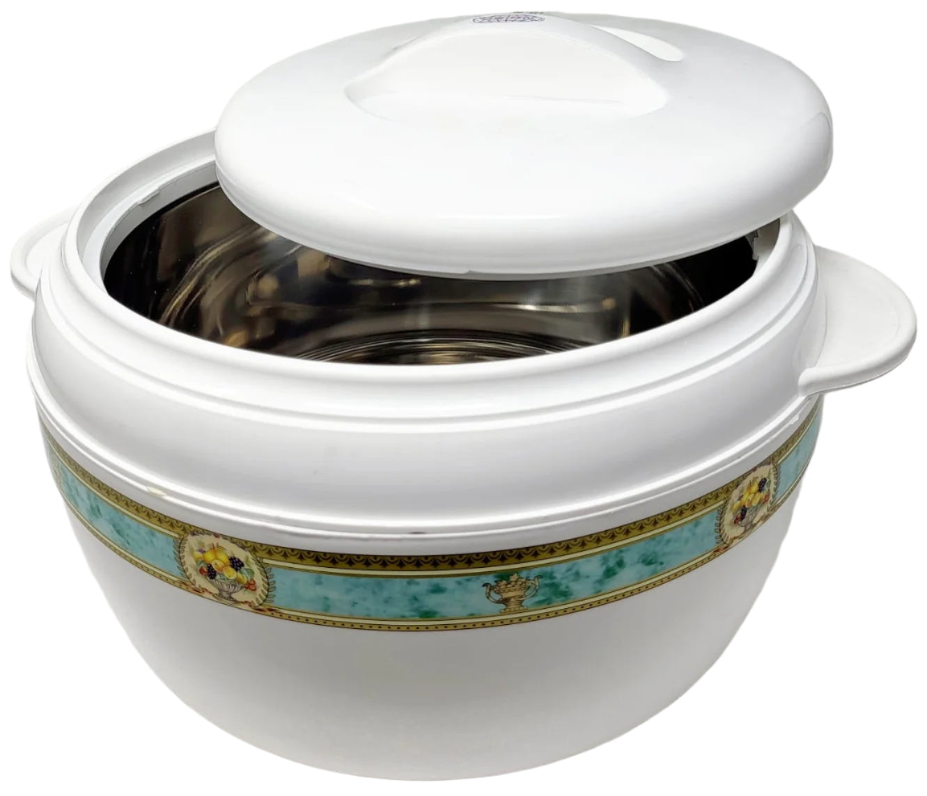 Tabakh Hotpot - 10000ml Stainless Steel Insulated Casserole with Lid - Karishma Brand - Perfect for Family Dinners, Camping & Outdoor Cooking