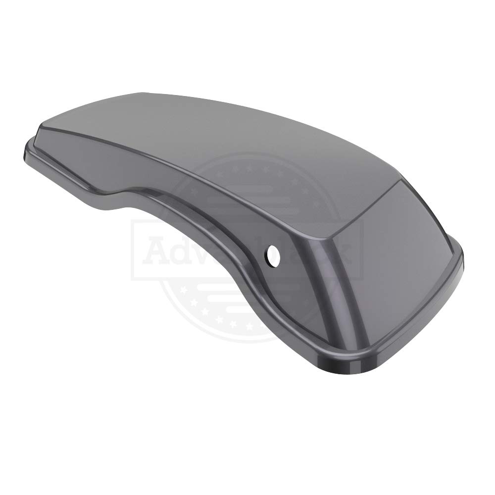 Moto Onfire Motorcycle Saddlebag Lids Replacement - Compatible with Harley Touring Street Glide & Road Glide Special 2014-2020 Models (Smoke Gray) - Durable ABS Plastic, Weatherproof Design for Long Rides & Road Trips