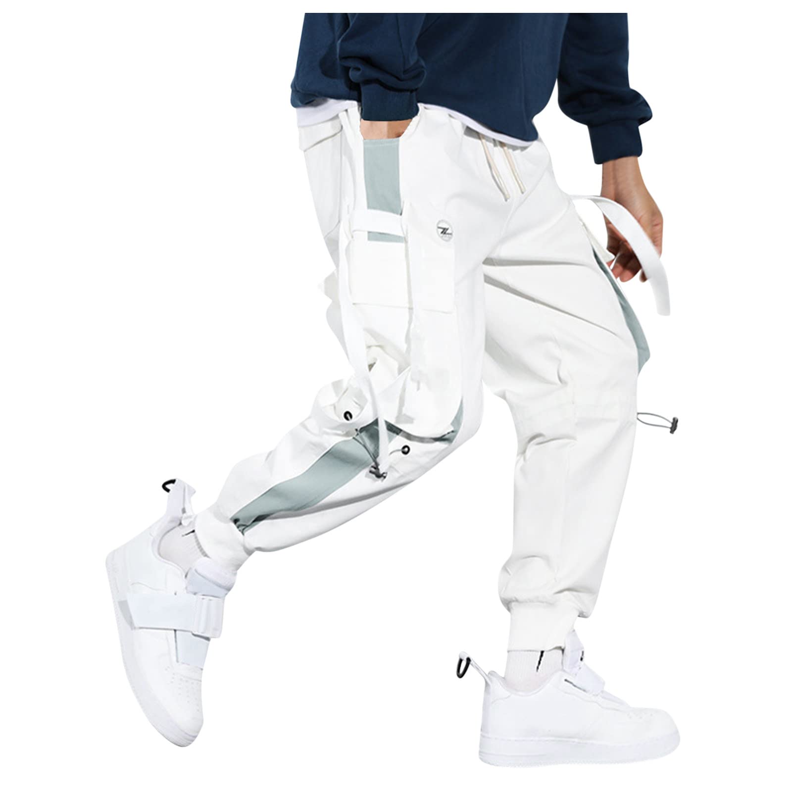 Men's Punk Streetwear Cargo Pants - Hip Hop Joggers & Harem Trousers for Casual Wear, Dance & Hip Hop Fashion | Perfect for Street Style, Concerts & Urban Outfits