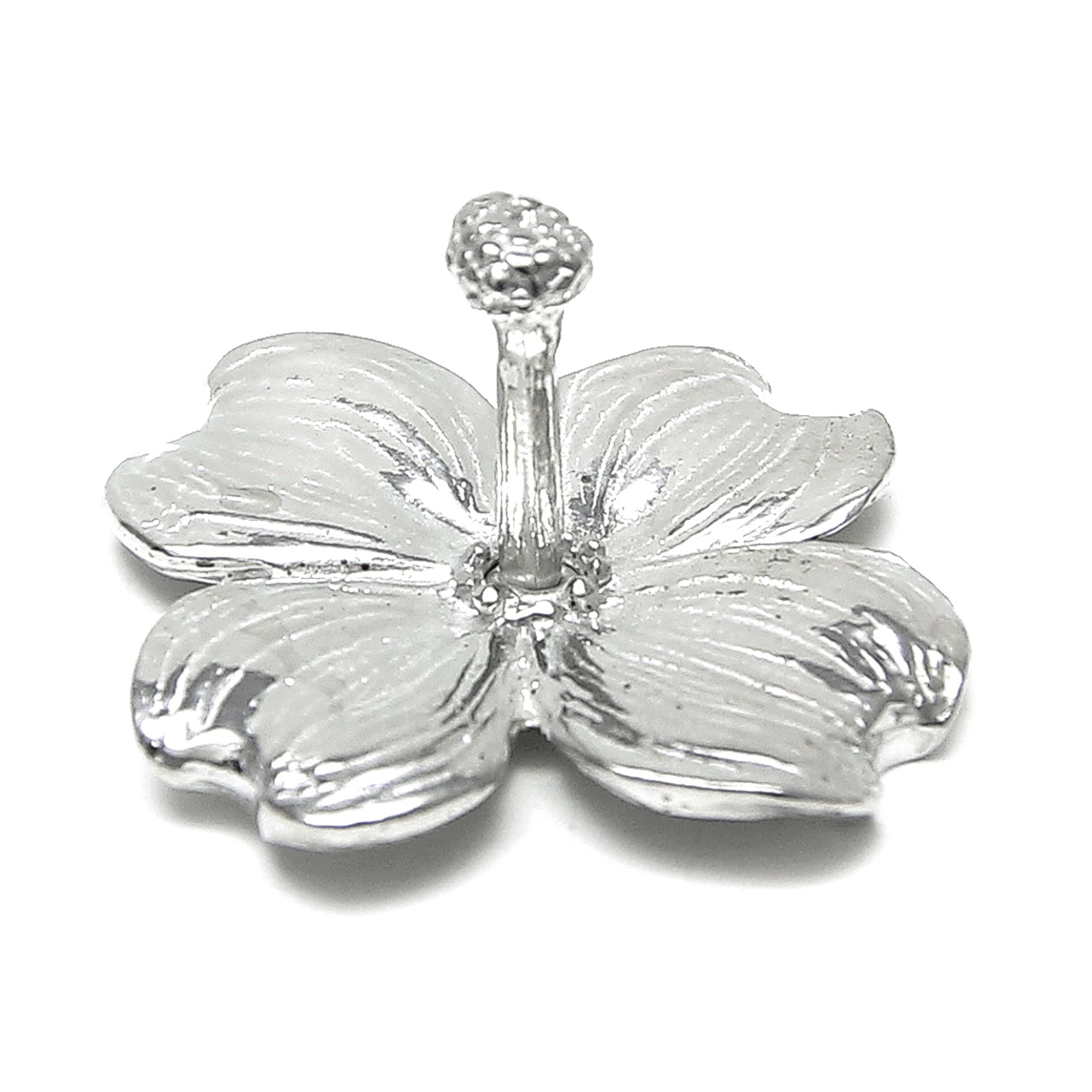 Handmade Pewter Dogwood Flower Ring Holder - Elegant Ring Stand Gift Set with Inspirational Story Card - Made in USA (Prime Shipping) - Perfect for Wedding, Anniversary, and Home Decor