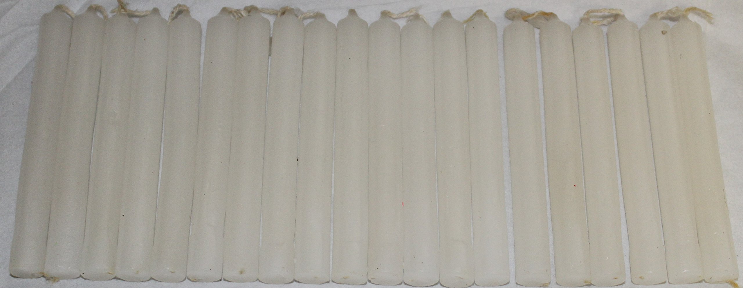 20 Pack Off White 4 Inch Mini Ritual Chime Candles - Spell Candles for Meditation, Wiccan Rituals & Home Decor - Premium Wax Candles by RainbowRecords239