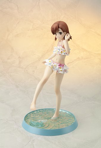 Kotobukiya Mikoto Misaka Beach Side - A Certain Scientific Railgun Anime Figure Statue - Perfect for Anime Collectors & Display in Home, Office, or Gaming Room