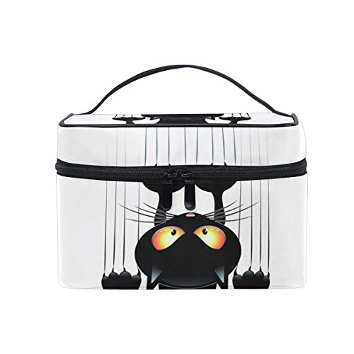JUMBEAR Cat Paw Print Makeup Bag - Waterproof Travel Cosmetic Organizer, Train Case & Toiletry Pouch for Women | Perfect for Travel, Gym, and Daily Makeup Storage