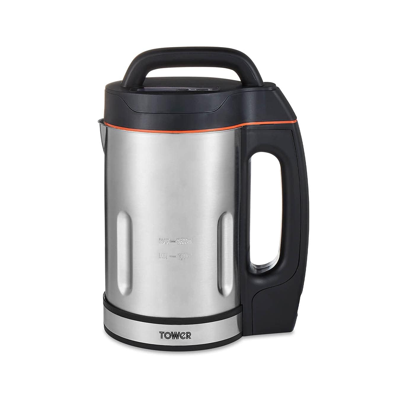 T12031 1000W Smart Soup & Smoothie Blender with 1.6L Stainless Steel Jug, Sharp Blades for Smoothies, Soups, Baby Food - Perfect for Kitchen, Office, Healthy Lifestyle