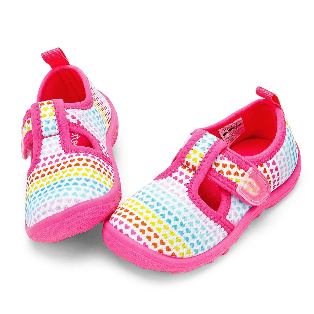 Nerteo Boys Girls Cute Aquatic Water Shoes for Beach, Swim, Pool, Water Park, Toddler & Little Kid - Perfect for Summer, Outdoor Adventures & Water Activities