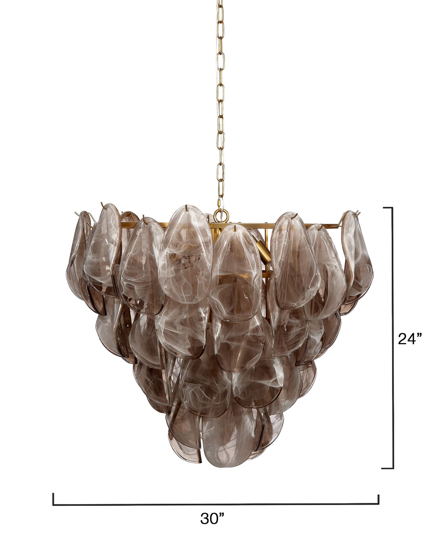 Elegant Magnolia Chandelier - Modern Floral Crystal Ceiling Light Fixture for Dining Room, Bedroom, or Living Room Decor