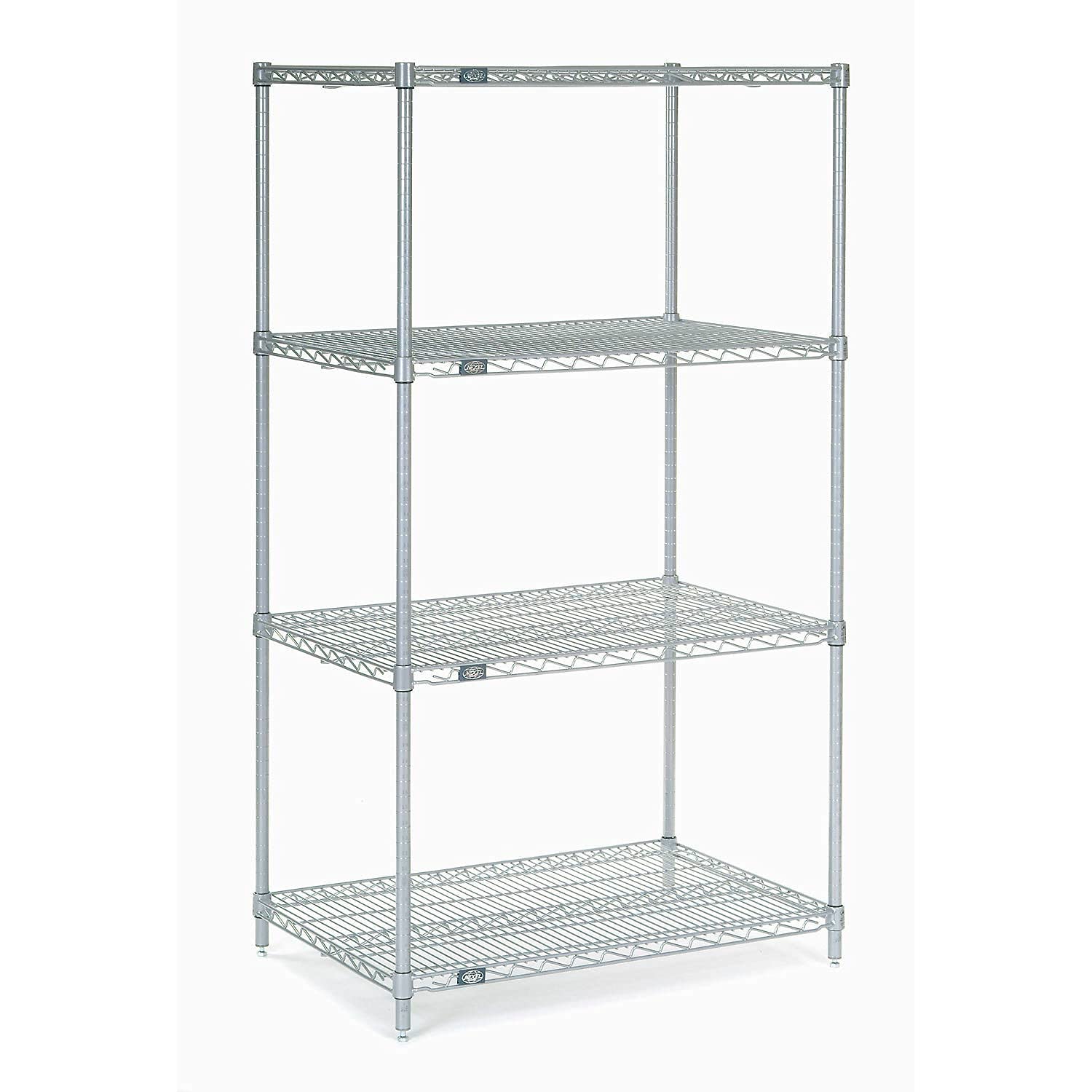 Nexel 4-Tier Adjustable Wire Shelving Rack 21