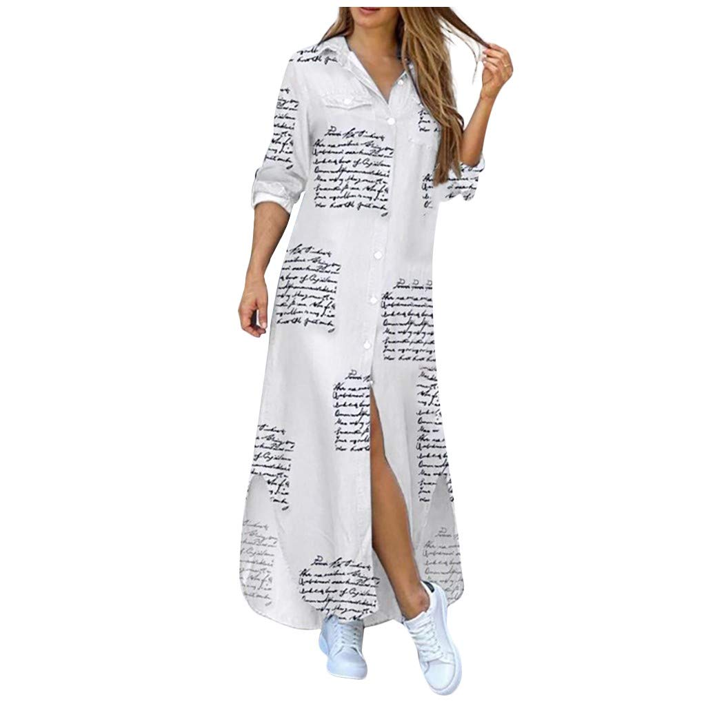 Pinkpaopao Women's Flowy Boho Dress - High Waist Long Sleeve Swing Dress for Fall, Casual & Party Wear | Perfect for Date Nights, Office Outfits & Autumn Weddings