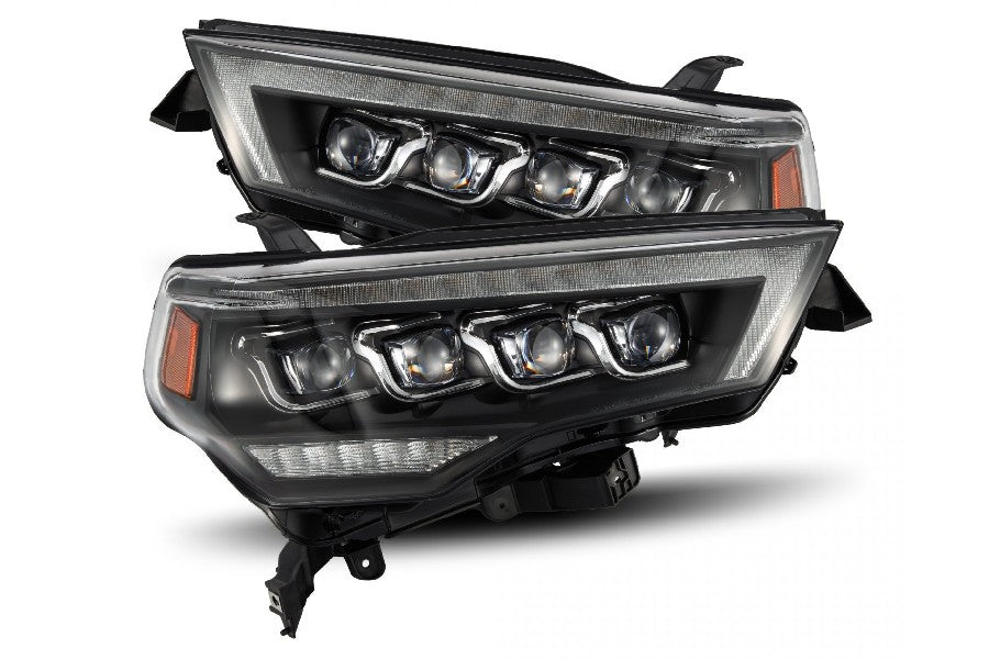 2014-2022 Toyota 4Runner AlphaRex MK II Nova Series LED Projector Headlights - Black | High-Performance Lighting Upgrade for Off-Road & Night Driving