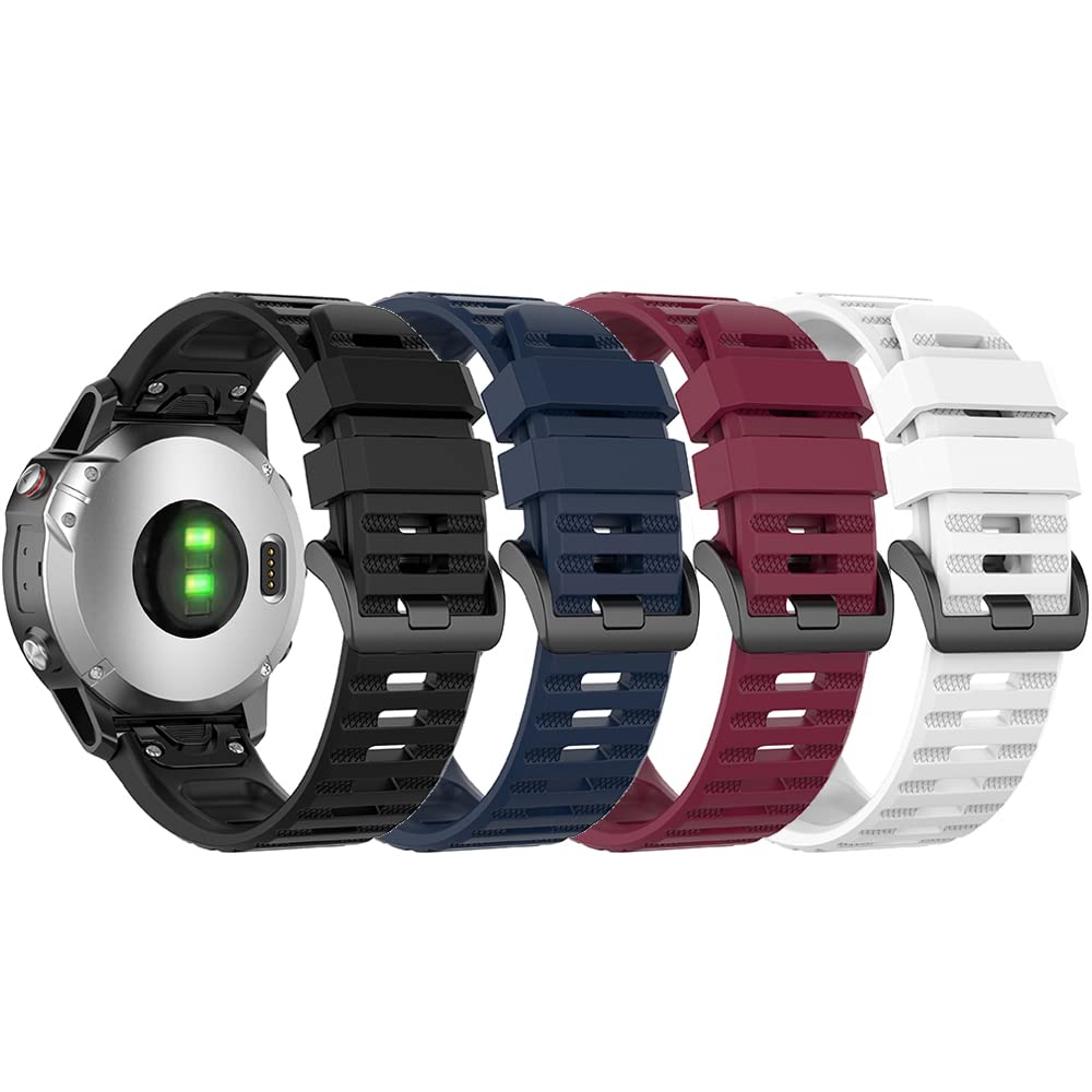 FitTurn Silicone Watch Band for Coros Vertix - Sport Strap for Running & Hiking