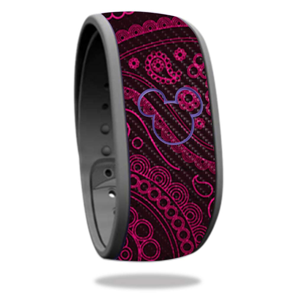 Disney MagicBand Carbon Fiber Skin - Durable & Easy to Apply | for Theme Park Visits