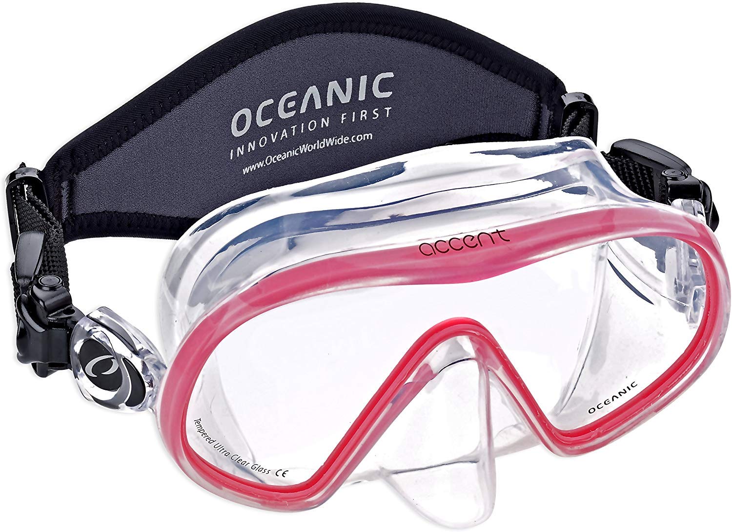 Premium Oceanic Shadow Frameless Dive Mask for Scuba & Snorkeling - Comfortable, Anti-Fog, Wide View for Underwater Adventures