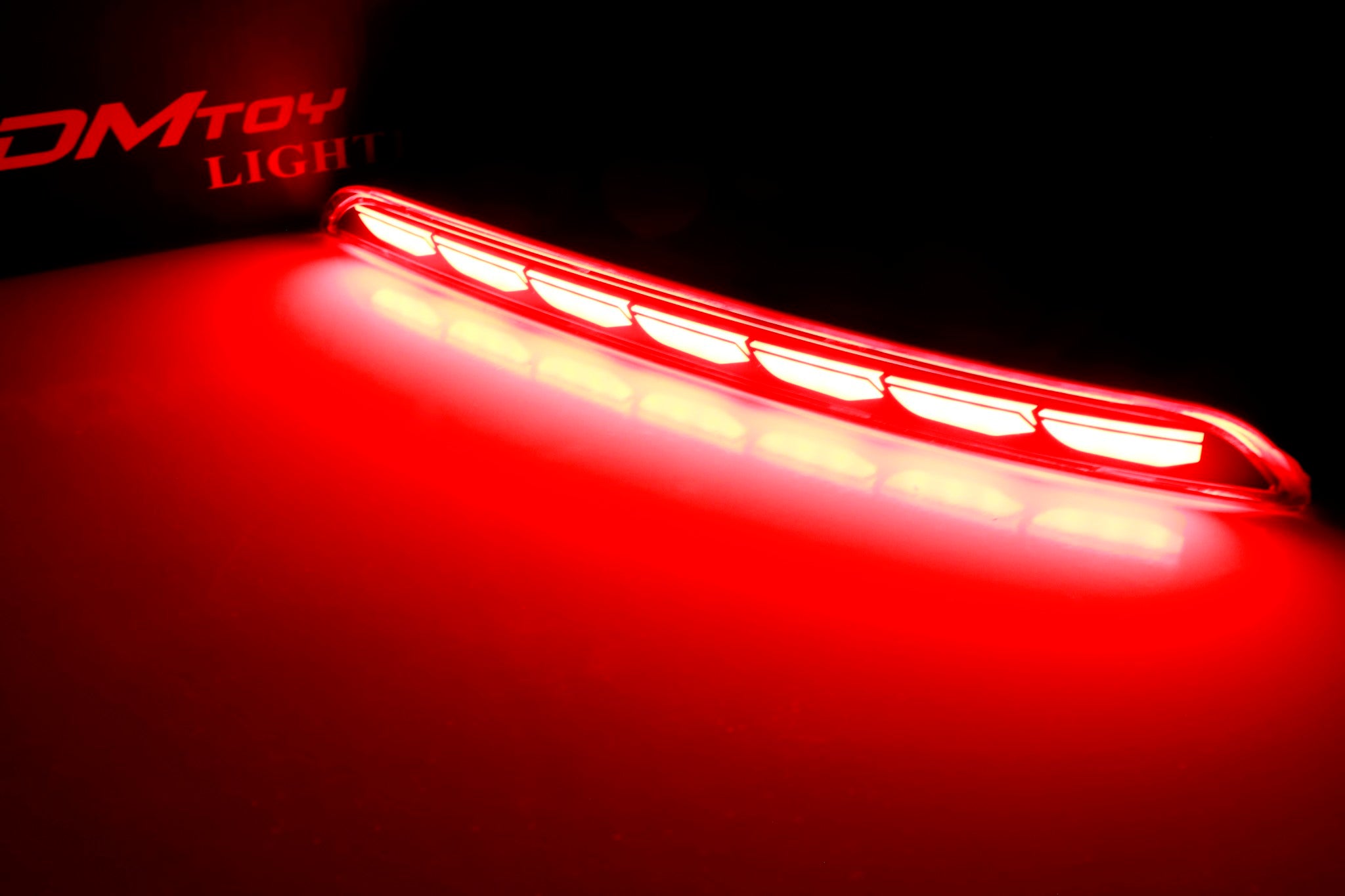 2022+ Honda Civic Dark Smoke LED Bumper Reflector Lights with Sequential Blink - Upgrade Your Car's Style & Safety for Night Driving & Custom Look