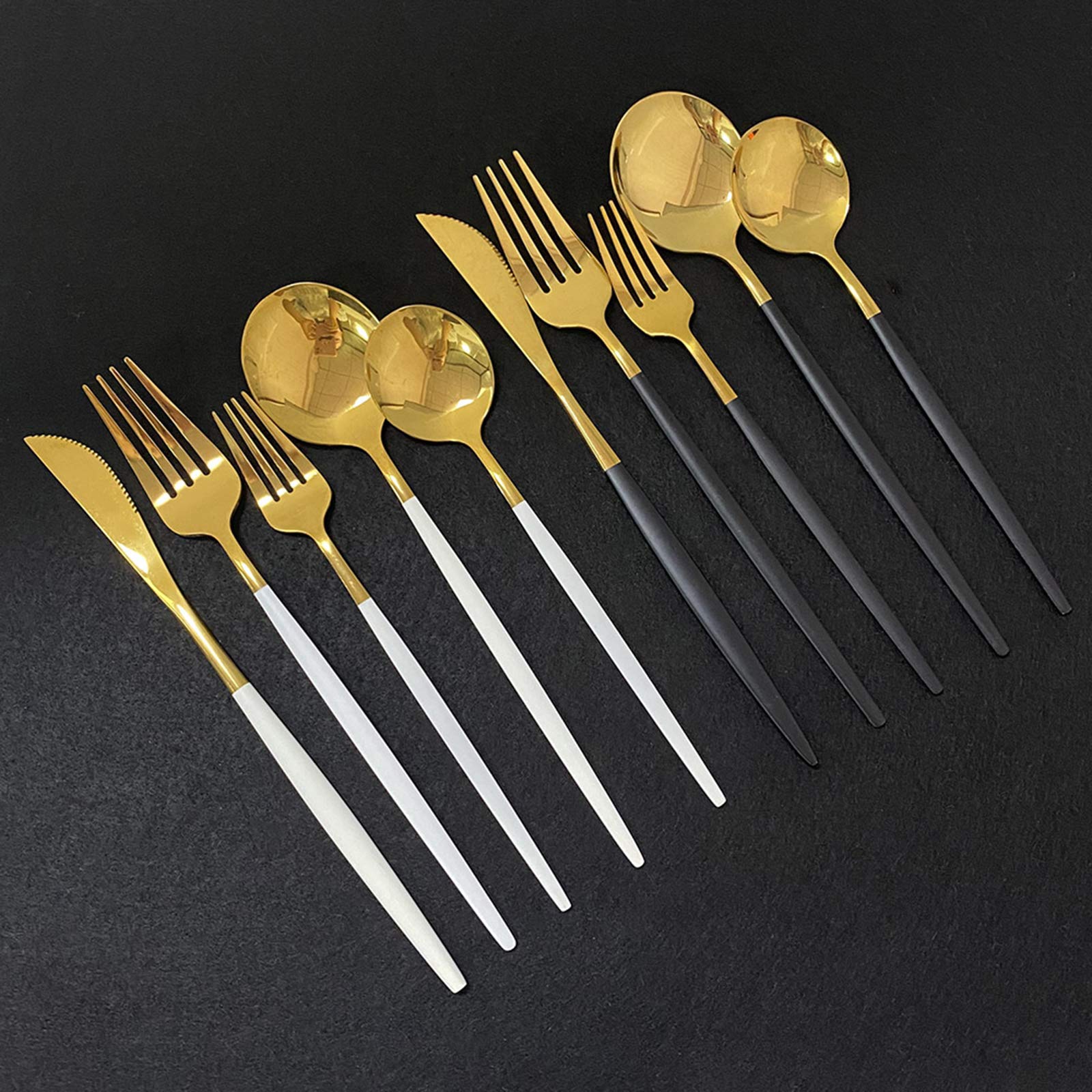 Premium 30-Piece Silverware Set for 6 - Stainless Steel Flatware Set with Spoons, Knives & Forks - Elegant Dinnerware for Family Gatherings, Parties & Daily Use - Durable Cutlery Perfect for Dining, Entertaining & Restaurant-Style Meals