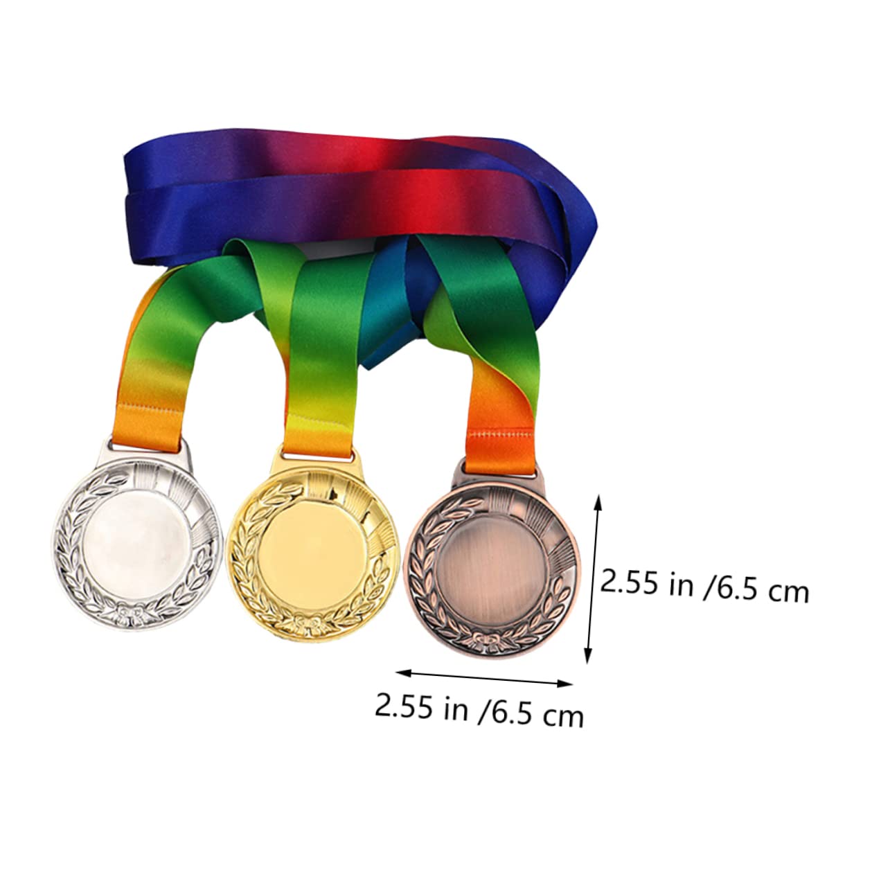 PAMINGONO 3-Piece Kids Medal Toy Set - Award Ribbons for Children's Games, Sports & Achievements - Perfect for Birthday Parties, School Events & Sports Competitions