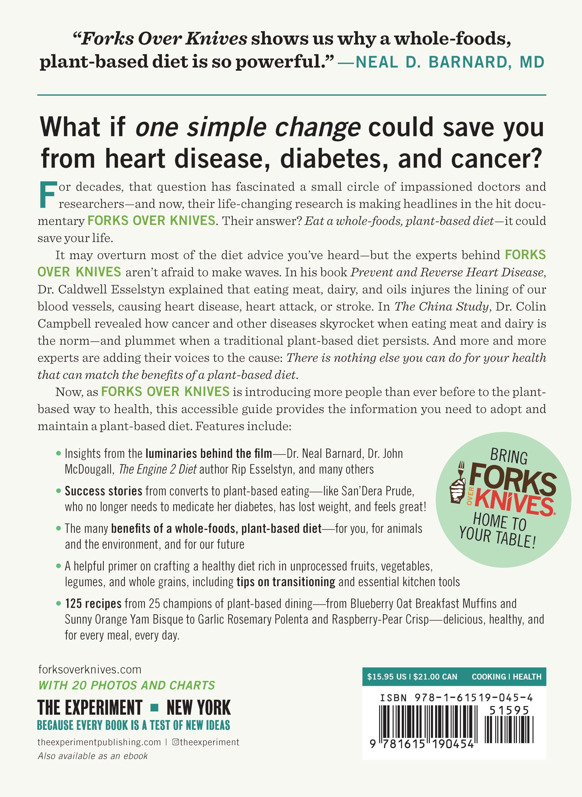 Forks Over Knives: The Plant-Based Cookbook for Healthy Living - Perfect for Vegan Meal Prep & Plant-Based Diet Beginners