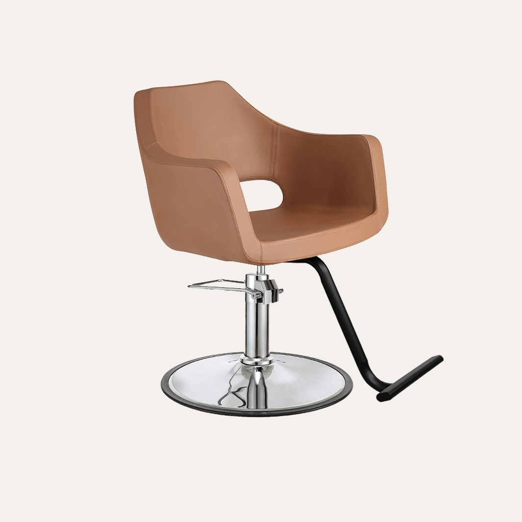 Vera Salon Chair - Professional Hydraulic Styling Chair for Hairdressers & Barbers - Adjustable Height & Swivel Base - Perfect for Salons, Barber Shops & Home Use