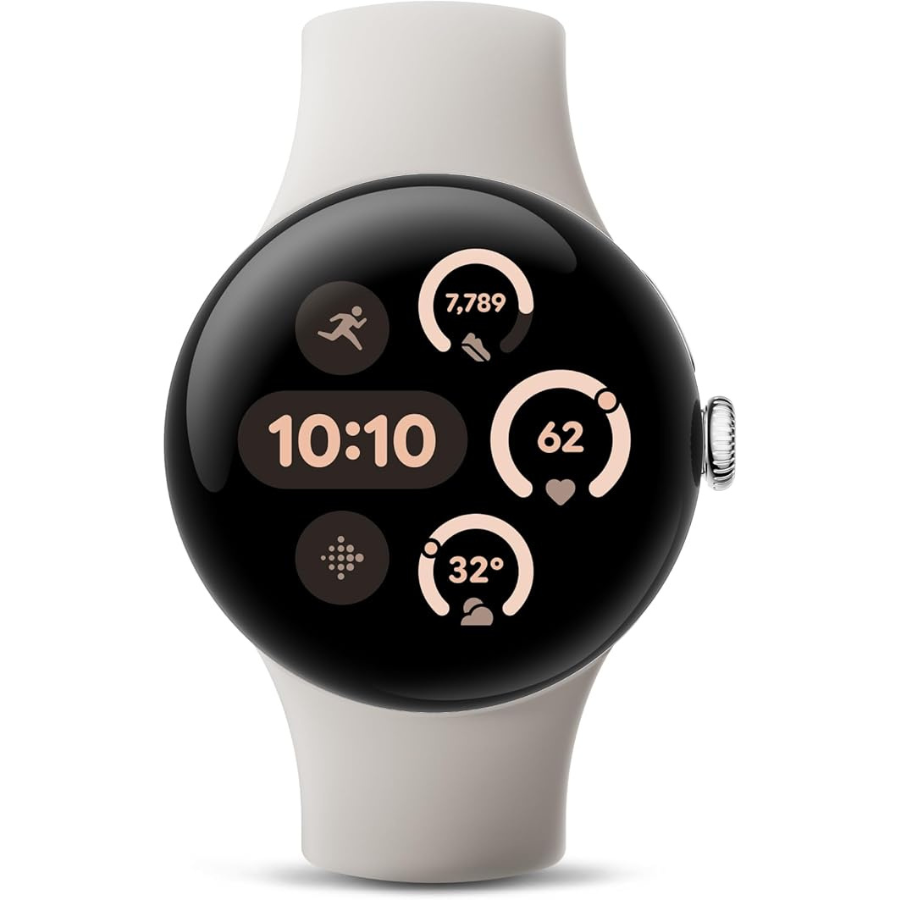 Google Pixel Watch 3 - Latest Smartwatch with Fitness Tracking, Heart Rate Monitor & Google Assistant - Perfect for Workouts, Daily Wear & Android Users