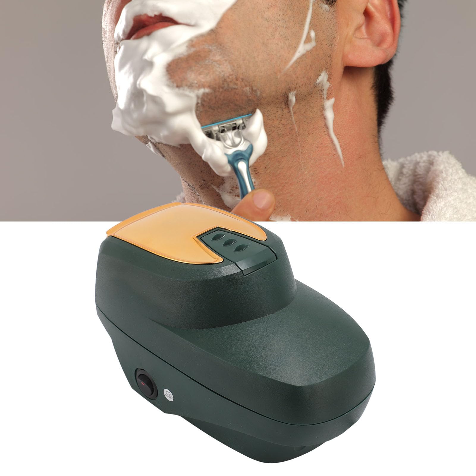 Professional Electric Hot Lather Machine for Barber & Shaving - Large Capacity Rich Foam Facial Latherizer for Men | Perfect for Home Grooming, Salon Treatments & Spa Days