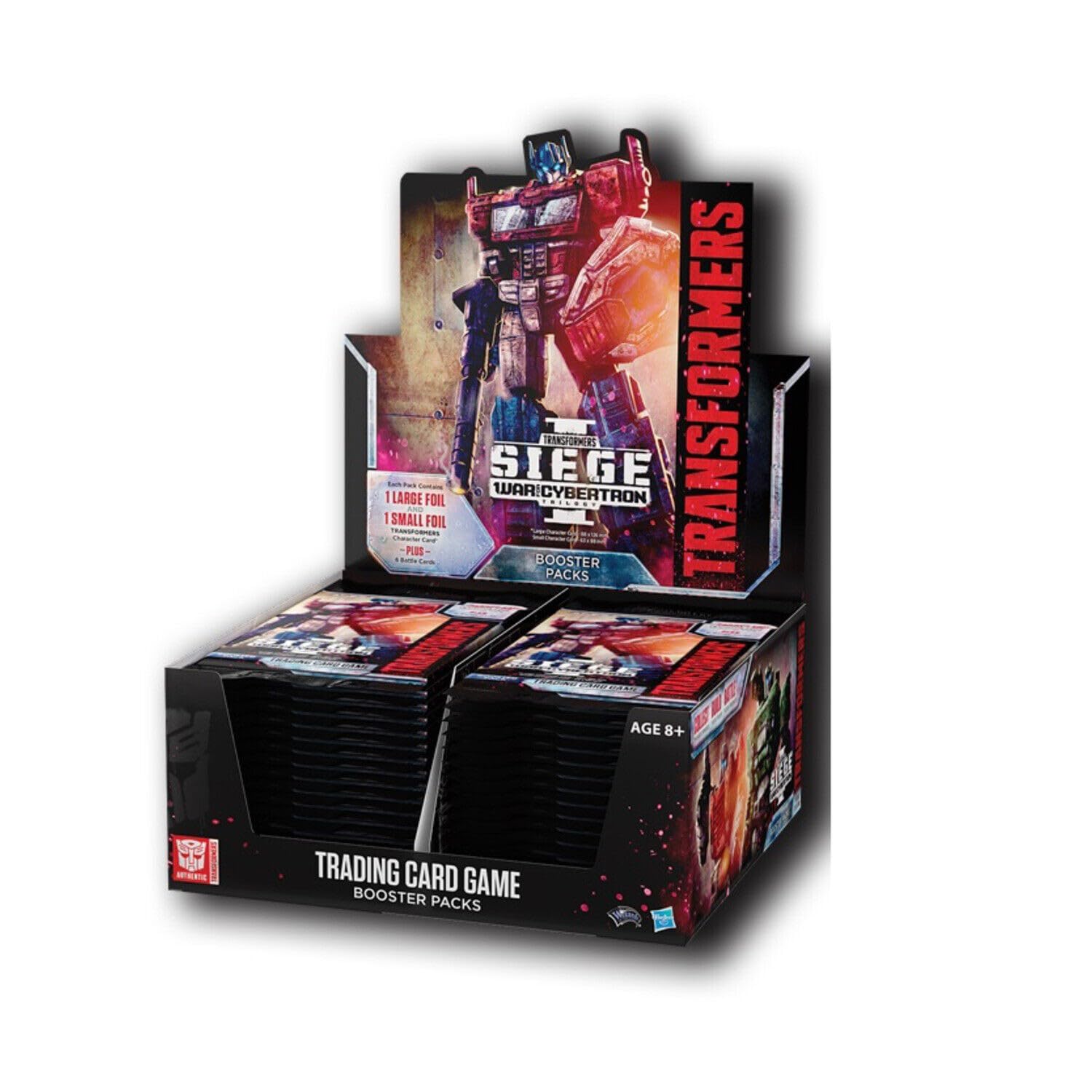 Transformers TCG: War for Cybertron Siege II Booster Box - 30 Packs (240 Cards) + Trypticon Exclusive Pack (4 Cards) | Collectible Trading Card Game for Battles & Strategy | Perfect for Game Nights & Tournaments